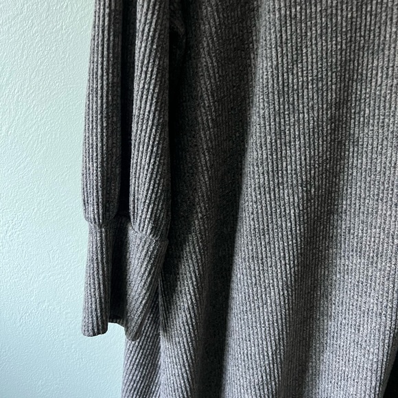 Ophelia Roe Size 3X Cowl neck lightweight sweater / top/ brown / black - Picture 3 of 4